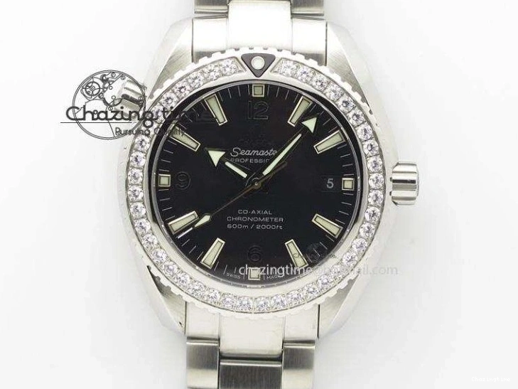 0422 GoAnywhere Constellation Black Ceramic SS 8F 1:1 Best Edition White Textured Dial on Black Gummy Strap A 7803